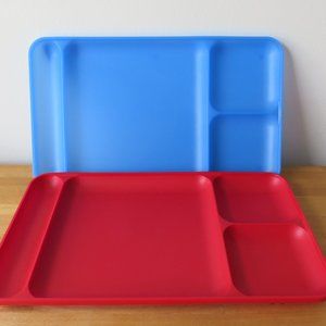 Tupperware Divided Lunch Trays #1535